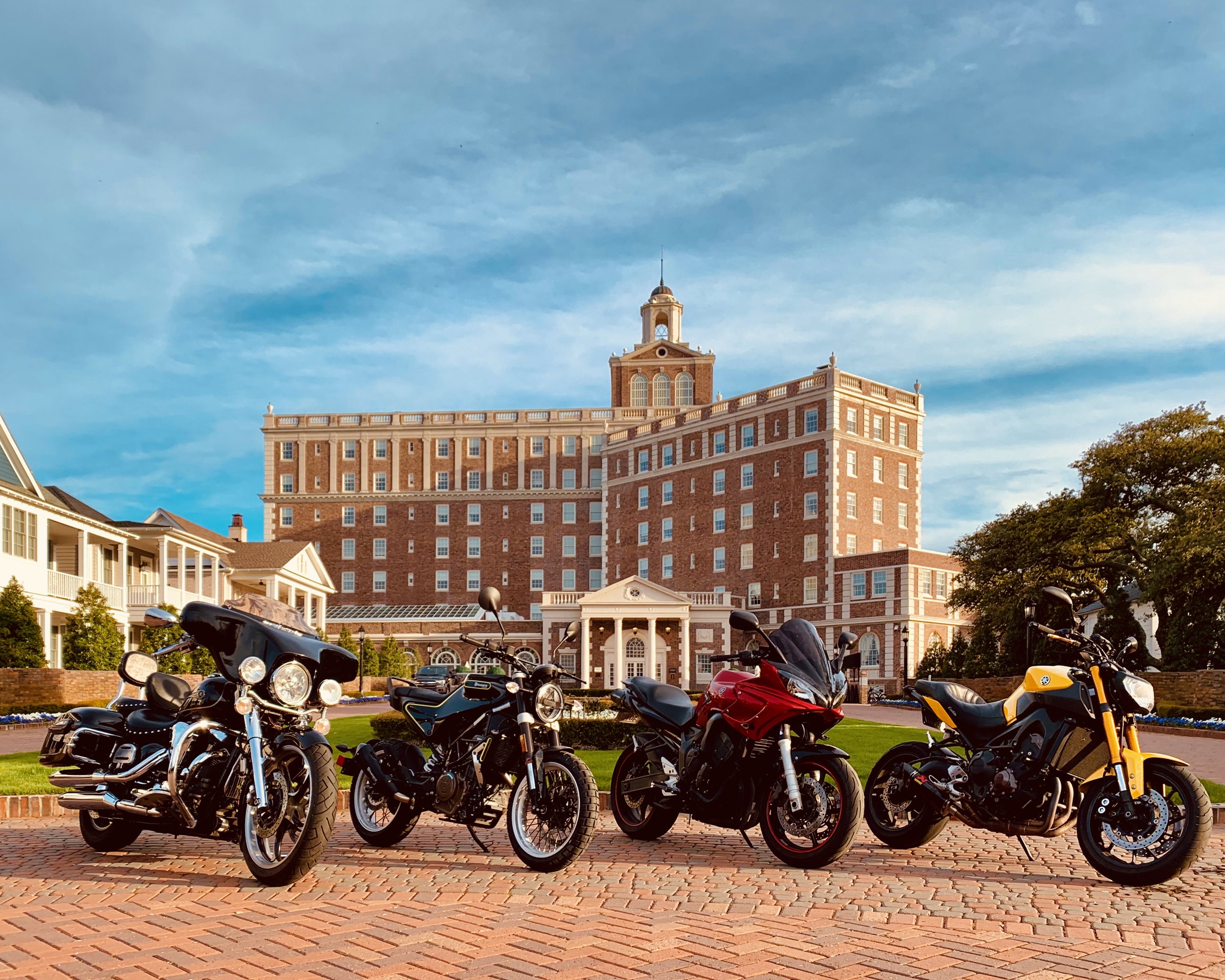 A shot of my friends and I at the Cavalier hotel in Virginia Beach, VA