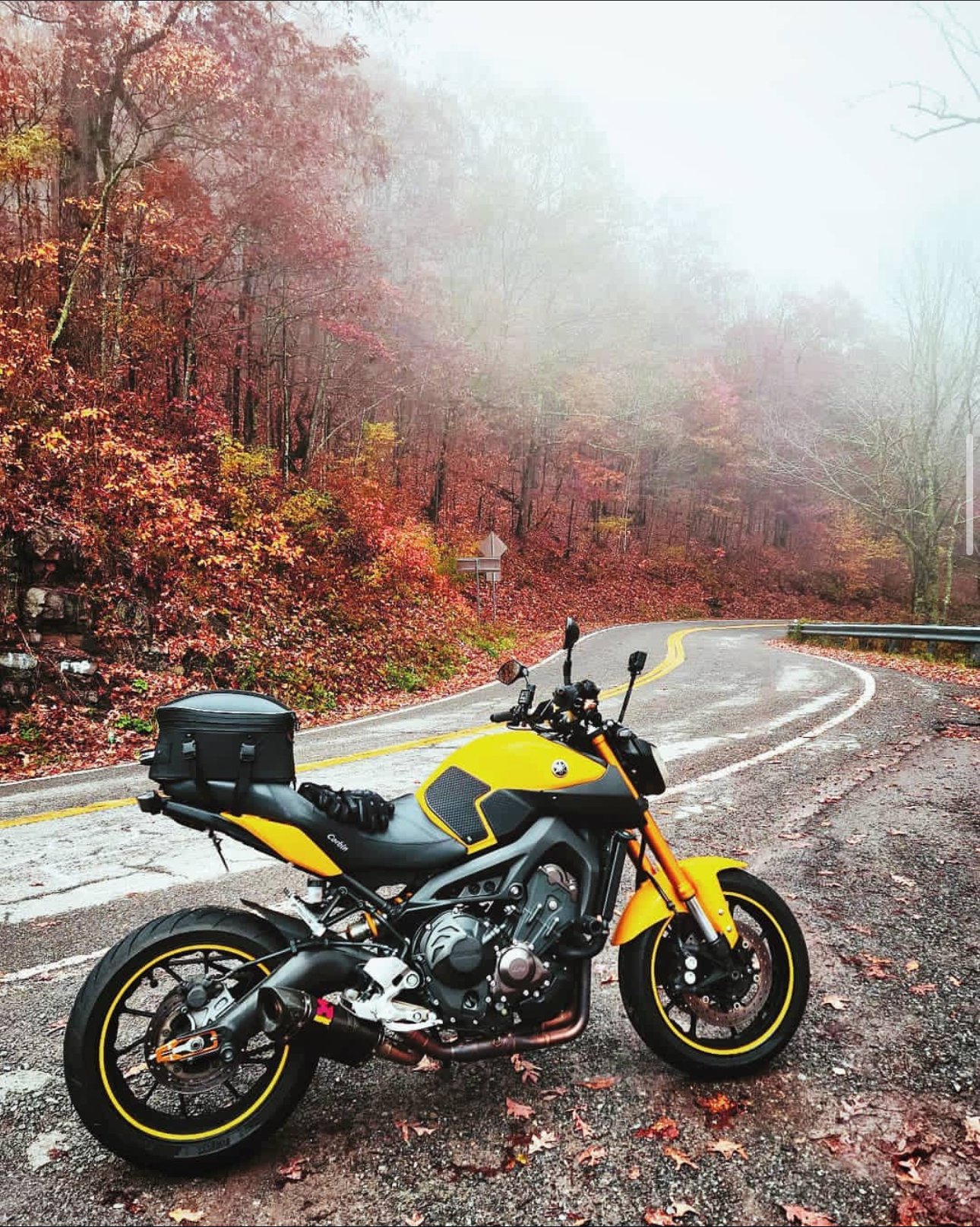  On the route, pulled over to grab a quick shot 