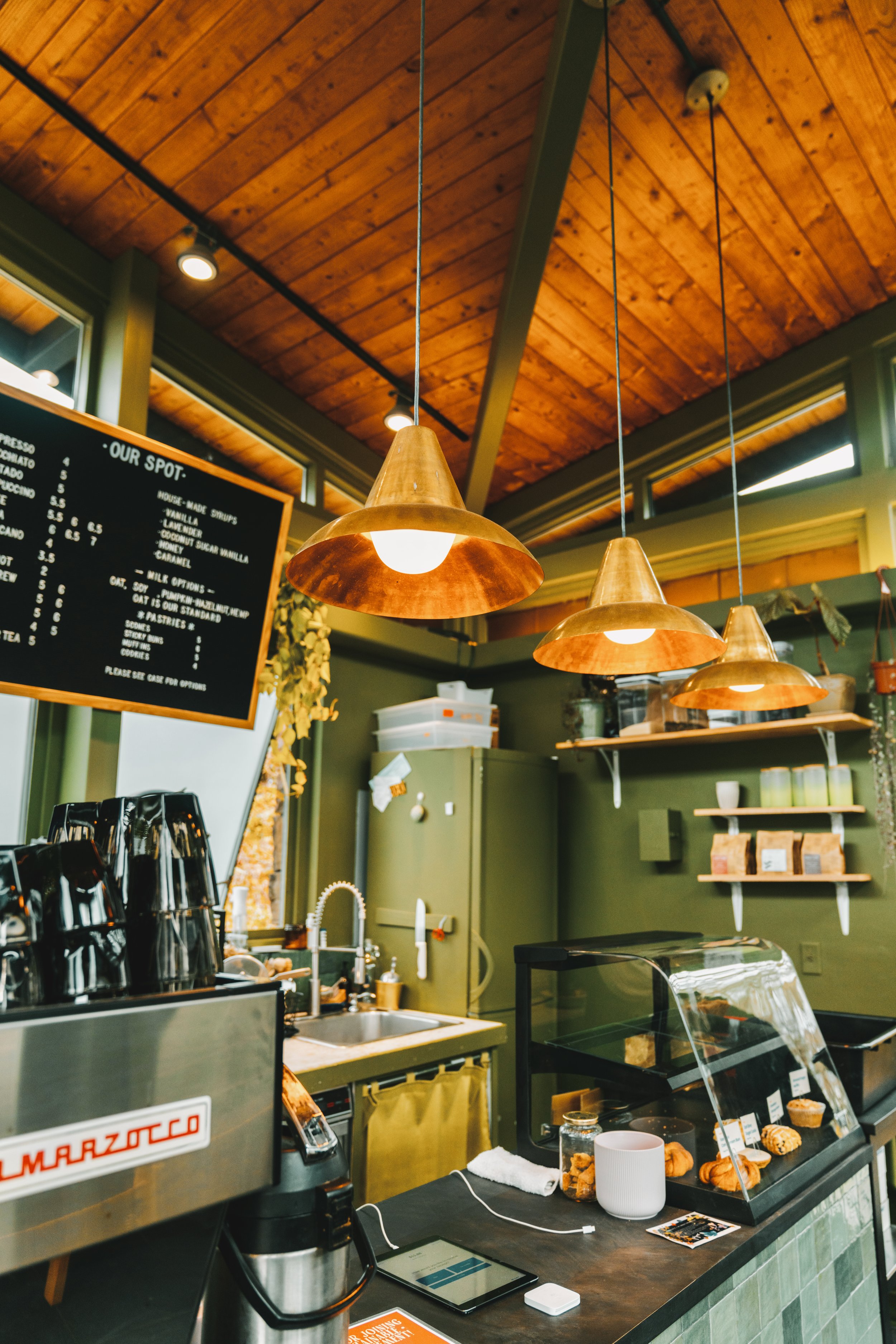  Our Spot’s simple and welcoming aesthetic 
